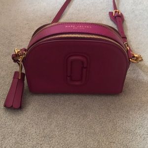 NWOT Marc Jacobs Dark Magenta Leather Bag